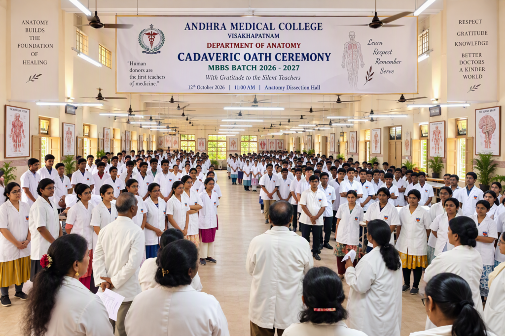 Cadaveric Oath Ceremony MBBS Batch 2026-27 at AMC